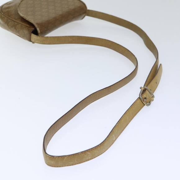 CELINE Macadam Canvas Shoulder Bag Pvc Beige - Picture 8 of 12